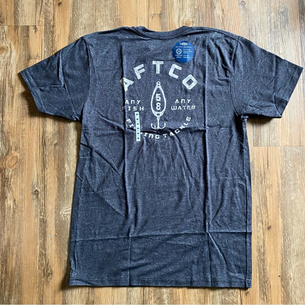 NWT Aftco west coast tee spoon print size medium